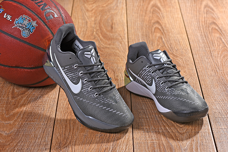 New Nike Kobe A.D Carbon Grey White Shoes